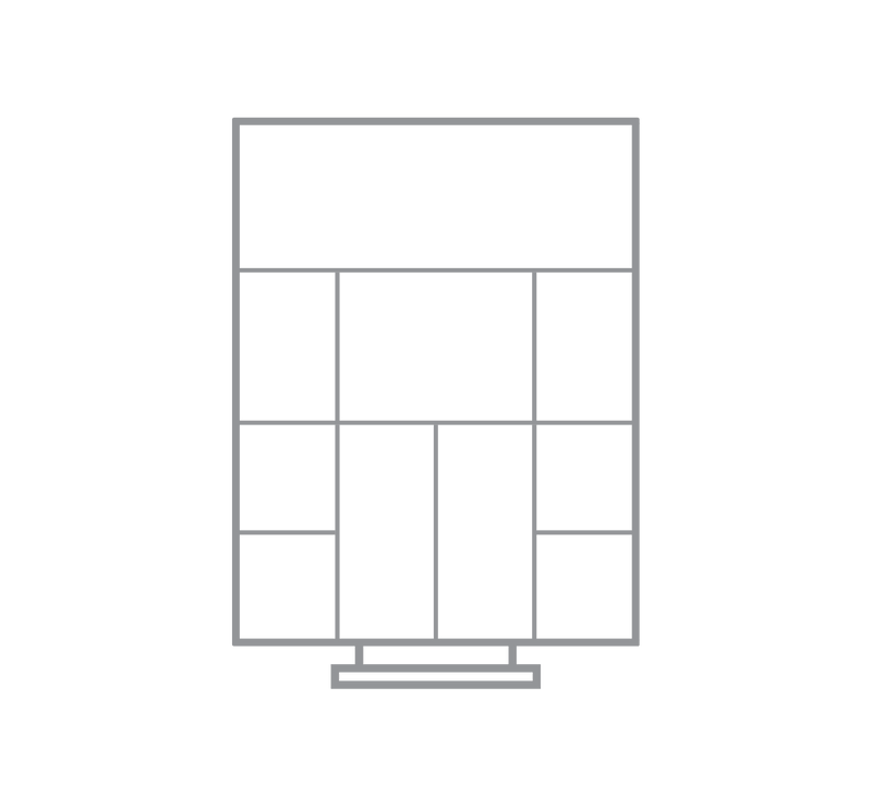 Office Drawer Medium Organizer 2D Image