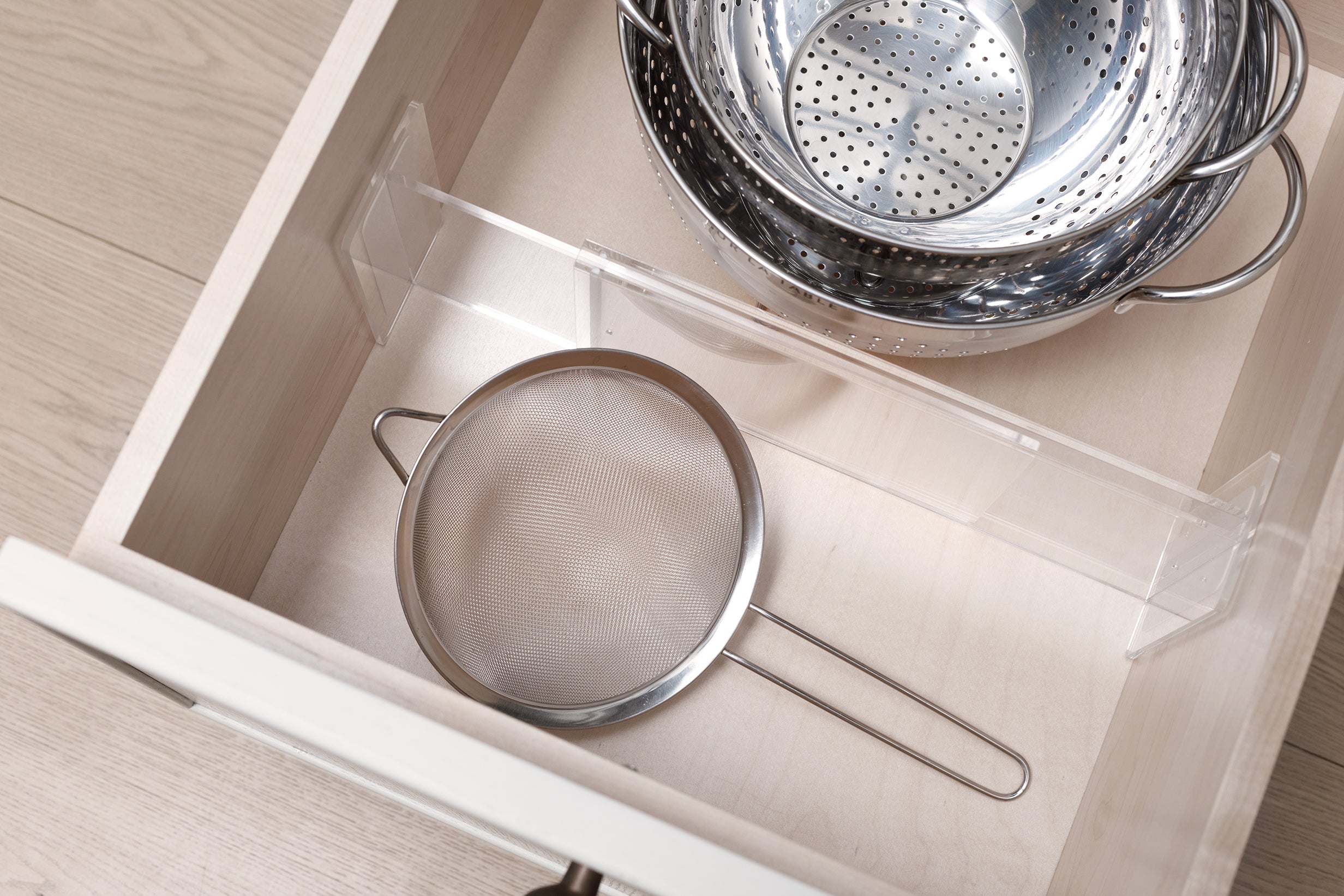 Acrylic Drawer Divider Bundle (Set of 4) Salt by Sabrina