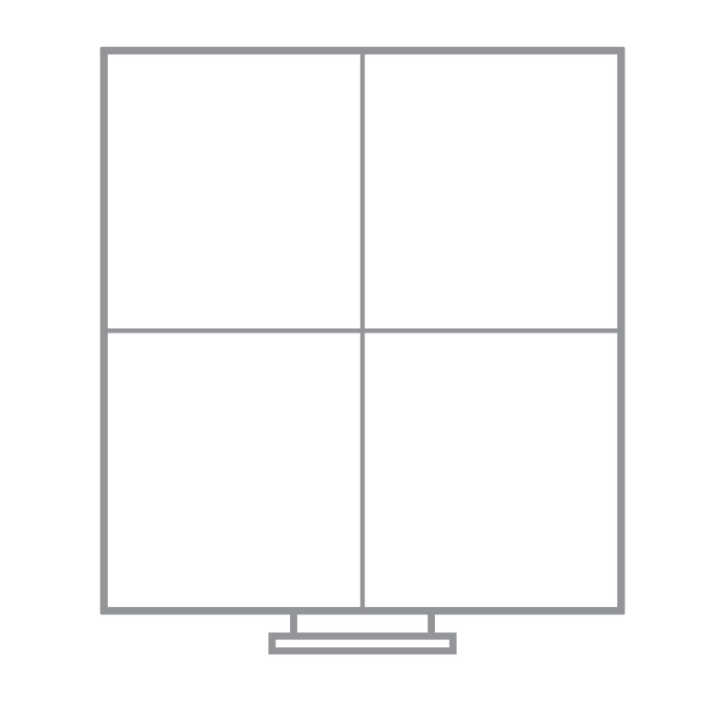 Mini Grid Organizer 2D Image