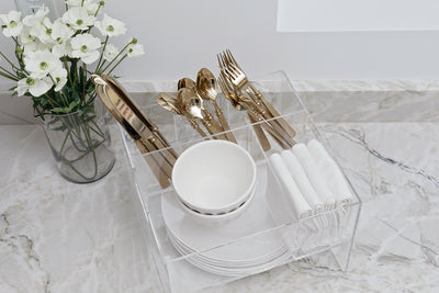 Acrylic Utensil Caddy