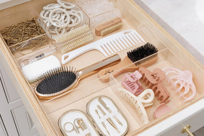 What Is the Best Way to Organize Hair Brushes Hair Products and Acces Salt by Sabrina