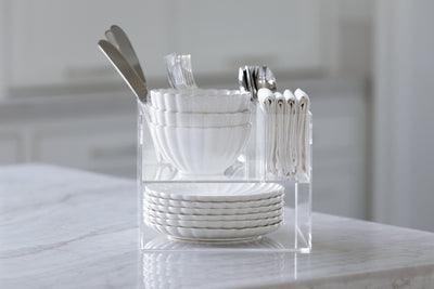 Acrylic Utensil Caddy Petite