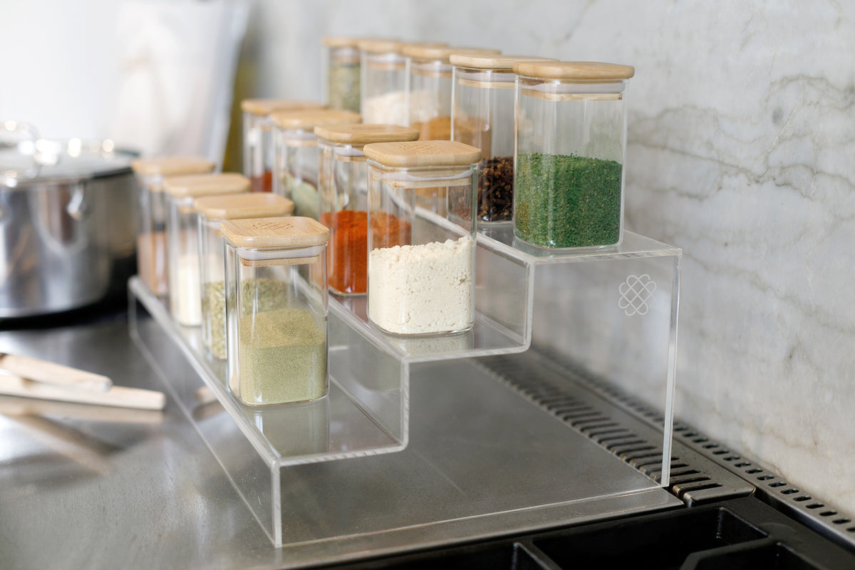 Spice Racks and Jars Salt by Sabrina