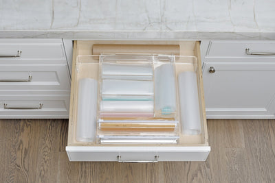 Expandable Ziplock Drawer Organizer