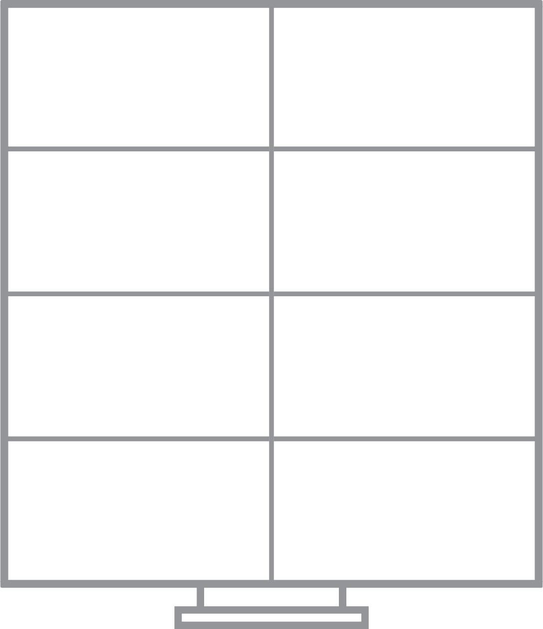 Classic Grid Organizer -  (Custom Order)