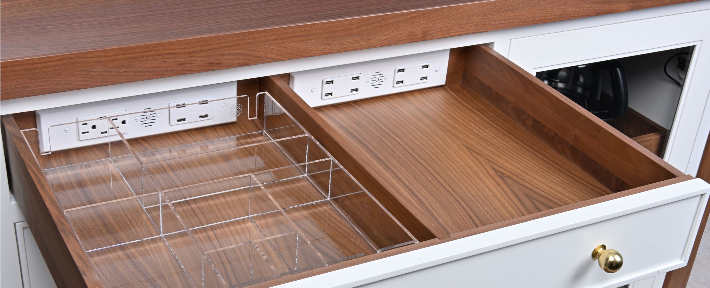 Eliminate Cord and Device Clutter from Countertops