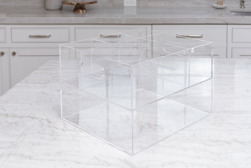 Studio image of the Acrylic Utensil Caddy